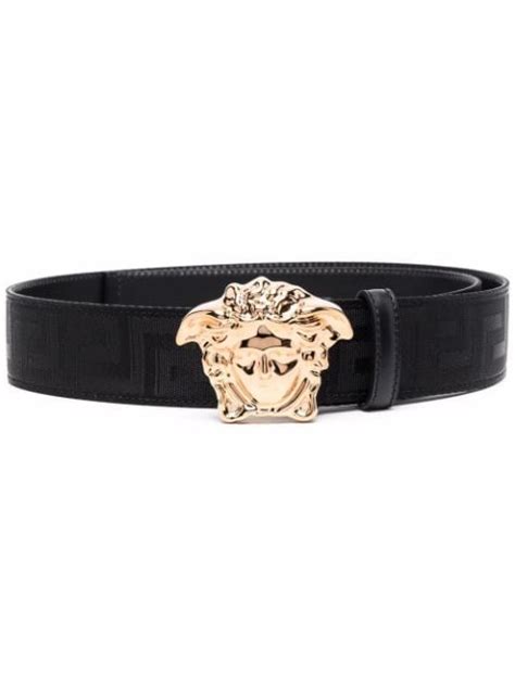 versace belt buckle material|farfetch Versace belt for men.